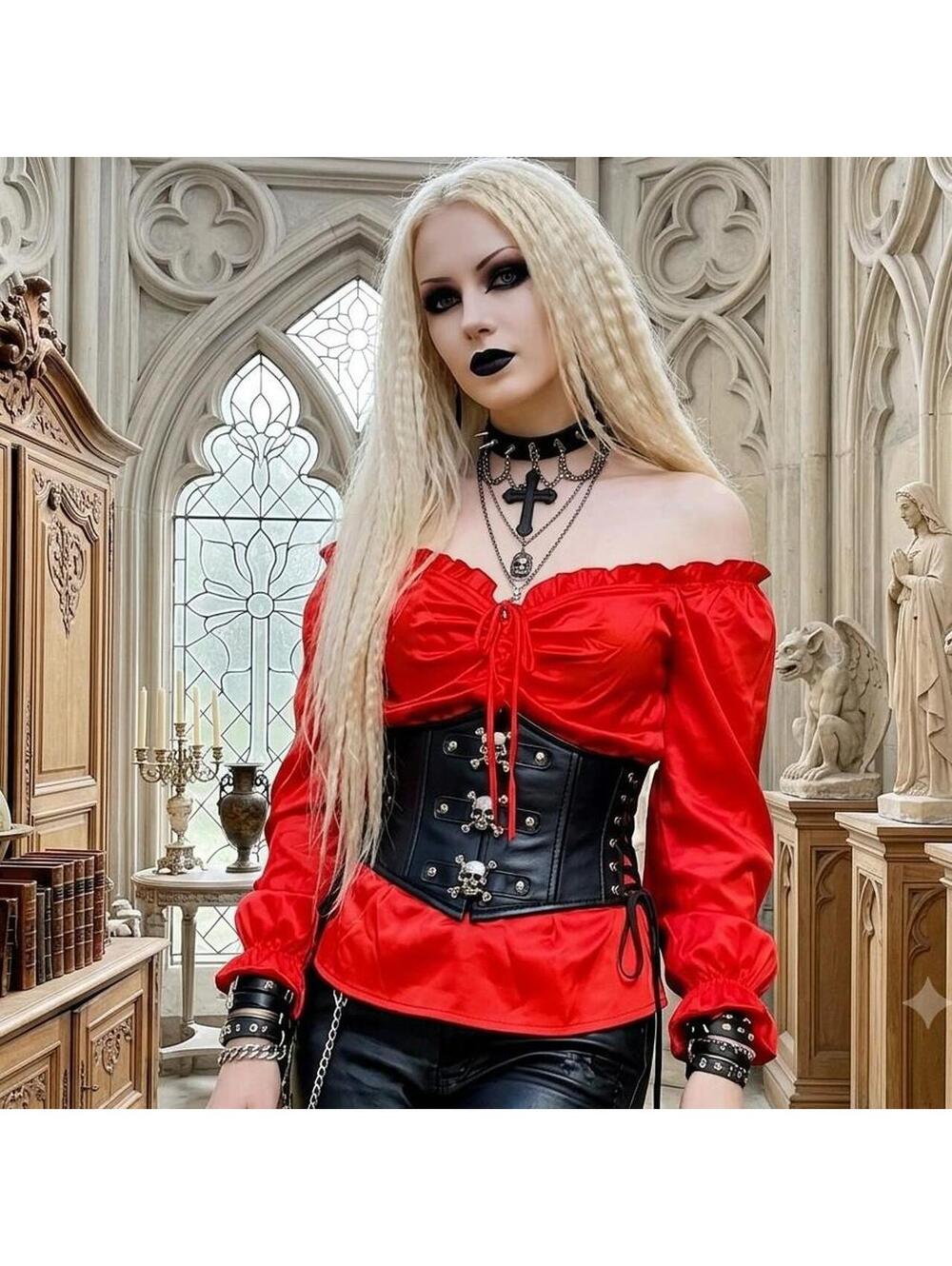 New Look Women's Red Corset